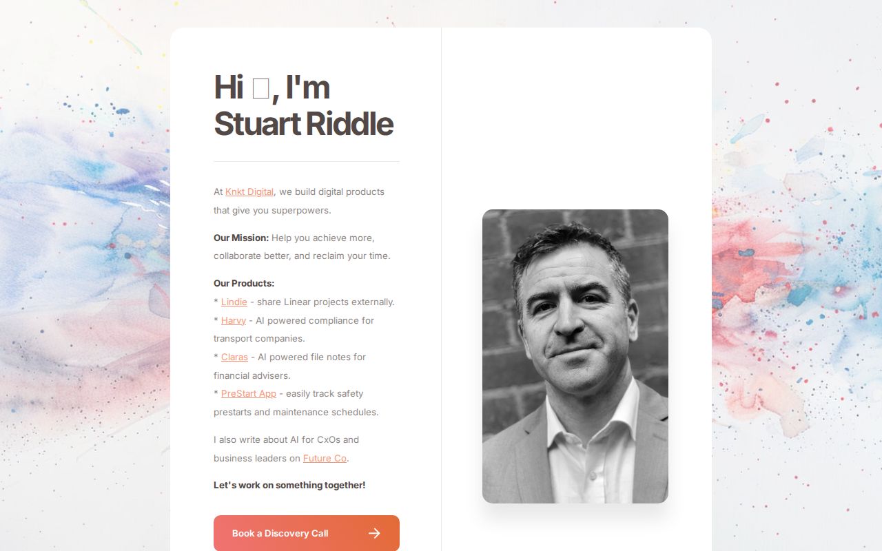 Stuart Riddle - AI Consulting, AI-powered business solutions